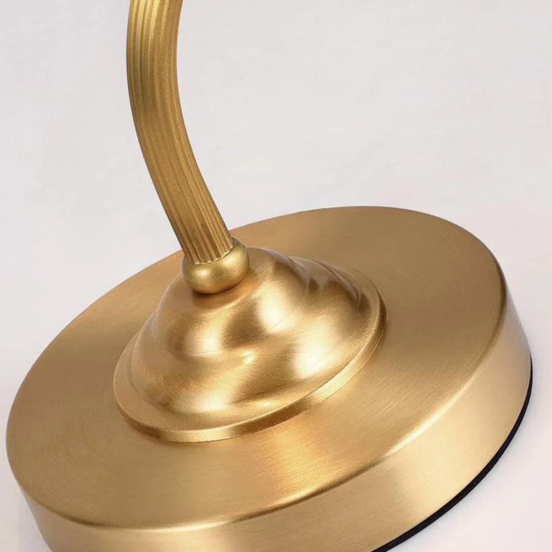 Petal Glow Brass & Glass Table Lamp