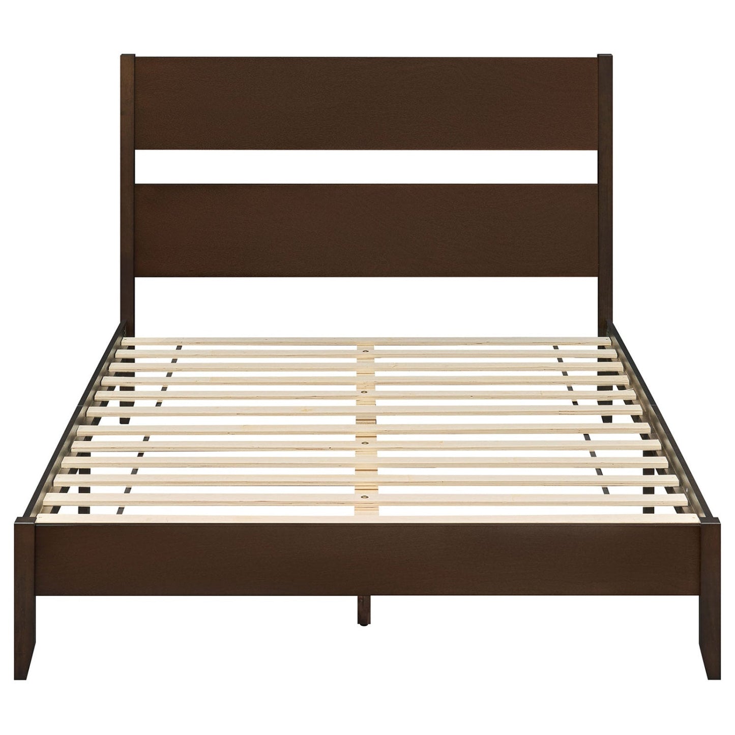 Queen Bed Frame with Headboard and Solid Wood Legs