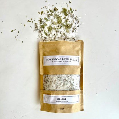 RELIEF - Menthol & Eucalyptus Botanical Bath Salts