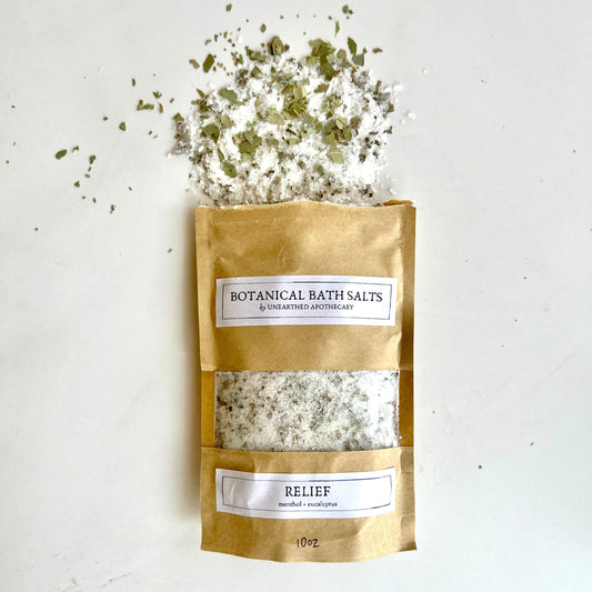 RELIEF - Menthol & Eucalyptus Botanical Bath Salts