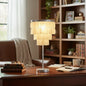 Rectangular Shell Waterfall Table Lamp