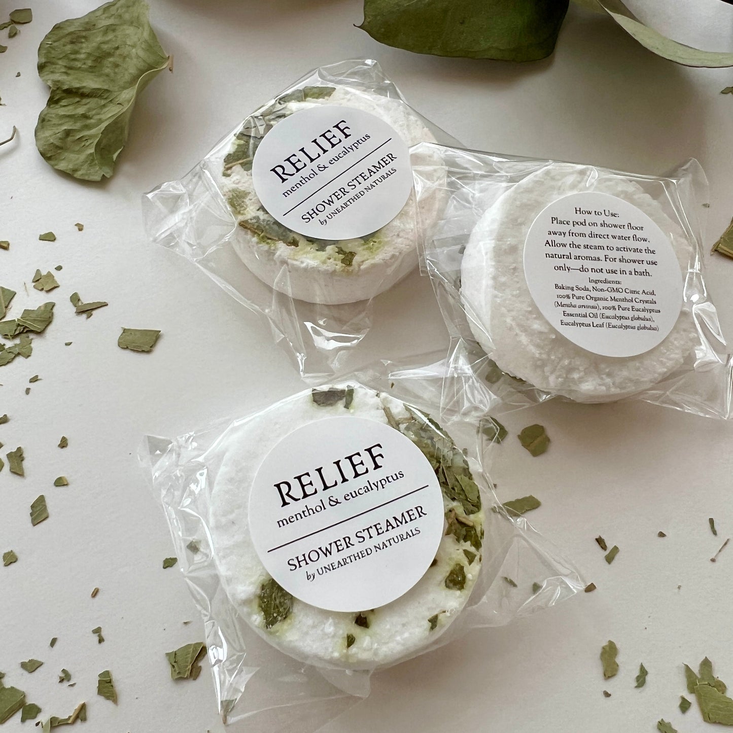 RELIEF - Menthol & Eucalyptus Shower Steamer