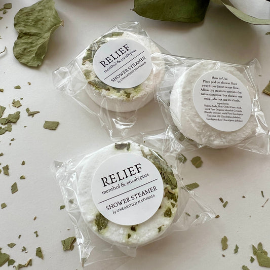 RELIEF - Menthol & Eucalyptus Shower Steamer