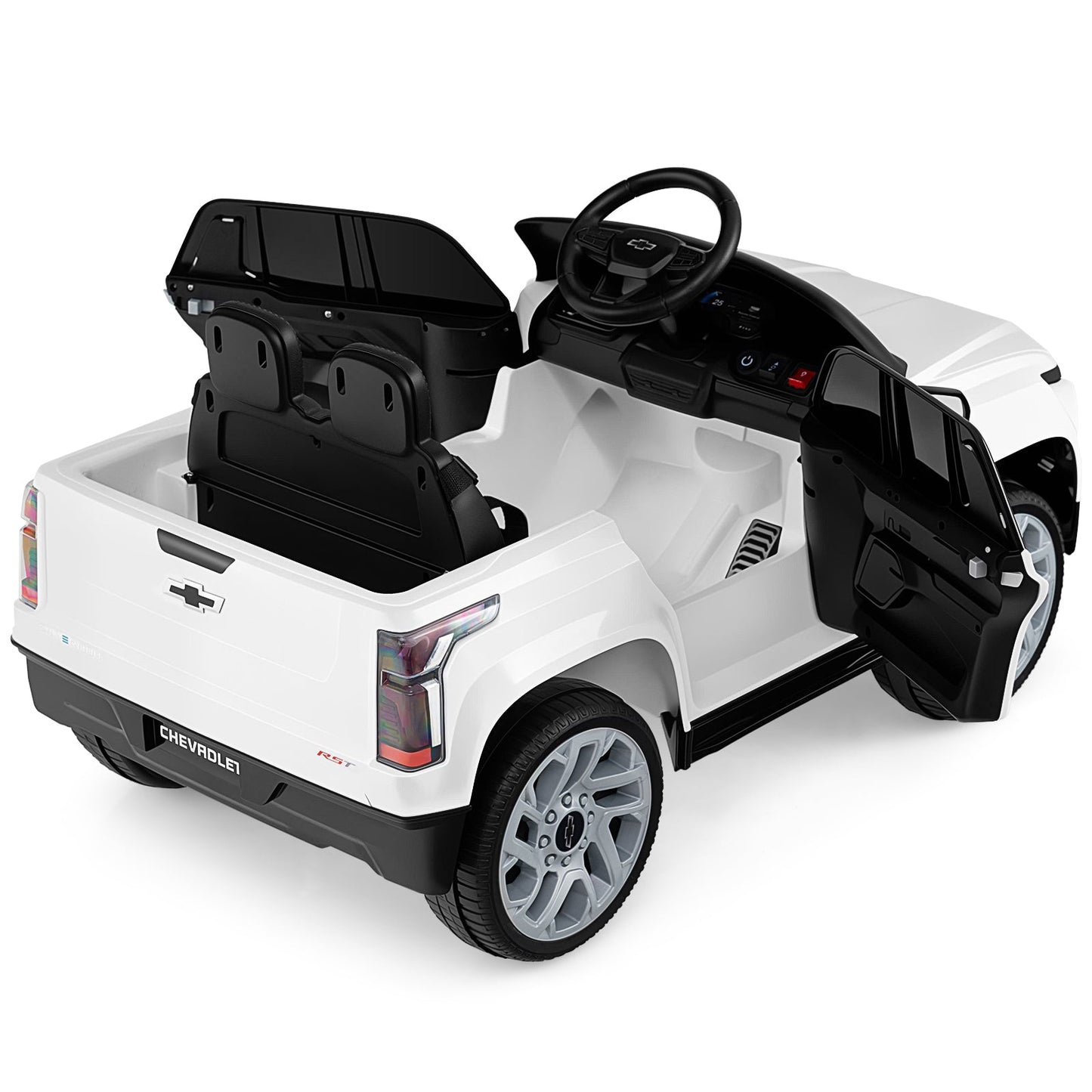 12V Ride on Car Truck Licensed Chevrolet with Remote Control Gift for 3+