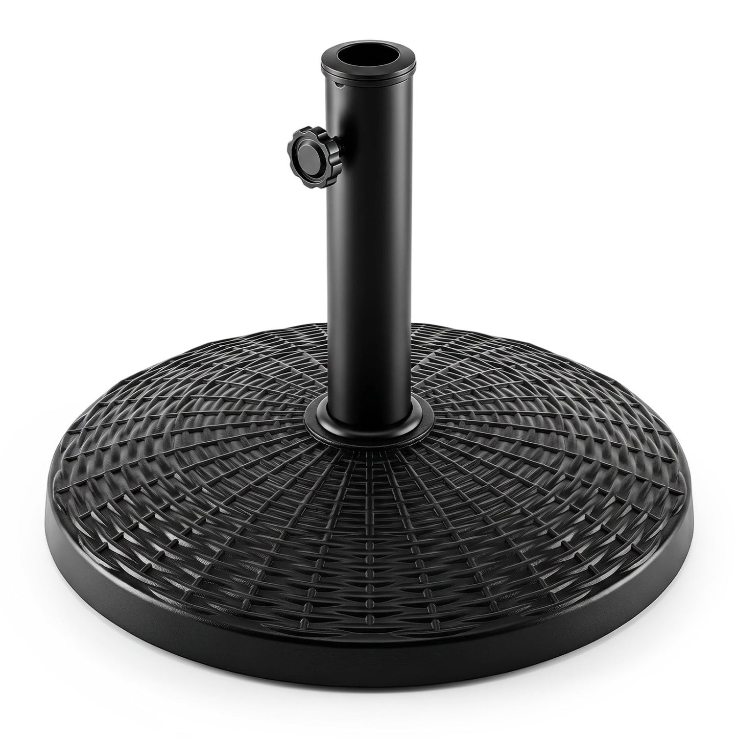 Patio Umbrella Base 22 lbs Resin Wicker Style
