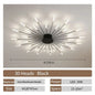 Living Room Light LED Ceiling Lamp Modern Indoor Lighting Acrylic Nordic Creative Fan-shaped Bedroom Fixture Home Decor Kid Room