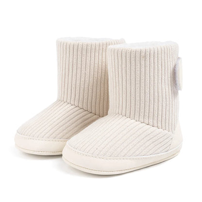 Newborn Baby Winter Boots – Soft Corduroy Booties