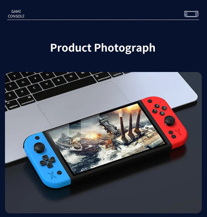 G90 Handheld Game Console – 7-inch 64GB Retro Arcade Gaming Device