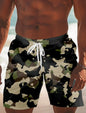 Mens Camouflage Long Swim Trunks Surf Trunks Shorts Fashion Street Trend Casual Daily Vacation Elastic Waist Designer Clothing