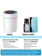 180ml Aromatherapy diffuser Humidifier Aromatherapy essential oil Air purifier Sleeping car carrying home LED 7 color light