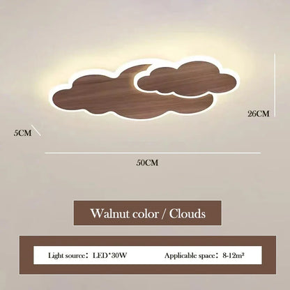 AuroraRealm Children's Bedroom LED Ceiling Lamp Creative White Cloud Boy Girl Study Fixture Lustre Home Decor Living Room Lights