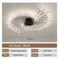 Living Room Light LED Ceiling Lamp Modern Indoor Lighting Acrylic Nordic Creative Fan-shaped Bedroom Fixture Home Decor Kid Room