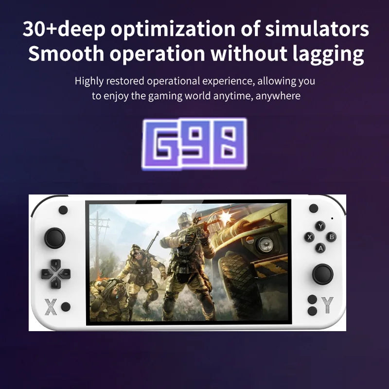 G90 Handheld Game Console – 7-inch 64GB Retro Arcade Gaming Device