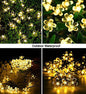 Cherry Blossom Solar String Lights Waterproof Outdoor Garden Patio Lighting 50 LED 22FT