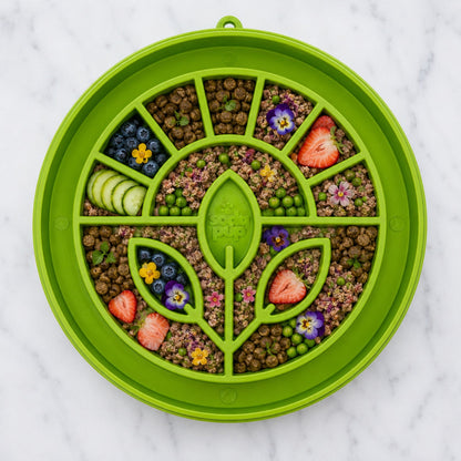 Garden Design eTray - Shallow Slow Feeder Dog Bowl for Enrichment | USA