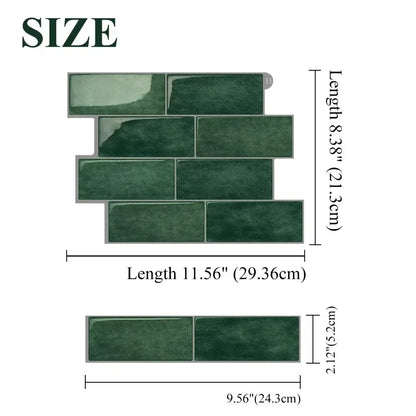 1Pcs New Self-adhesive 3D Wall Tile PVC DIY Wall Sticker Multifunction Waterproof Peel and Stick Wallpaper Home Decor