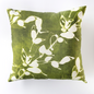 Porto Print Olive Linen Throw Pillow | 20x20 | Goldie Home