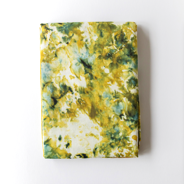 Green Marble Linen Tablecloth | 60x120 | Goldie Home