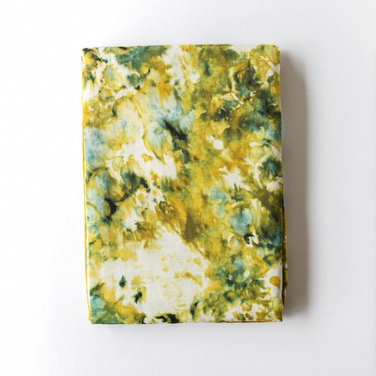 Green Marble Linen Tablecloth | 60x120 | Goldie Home