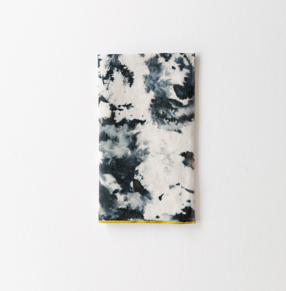 Grey Marble Linen Dinner Napkin | Goldie Home