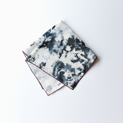 Grey Marble Linen Dinner Napkin | Goldie Home