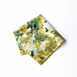 Green Marble Linen Dinner Napkin | Hand-Painted | Goldie Home