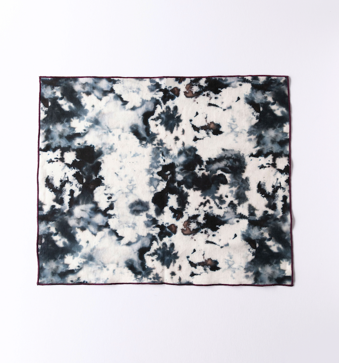 Grey Marble Linen Placemat | 15x18 | Goldie Home