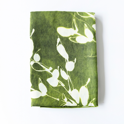 Porto Print Olive Linen Tablecloth | Rectangle & Round | Goldie Home