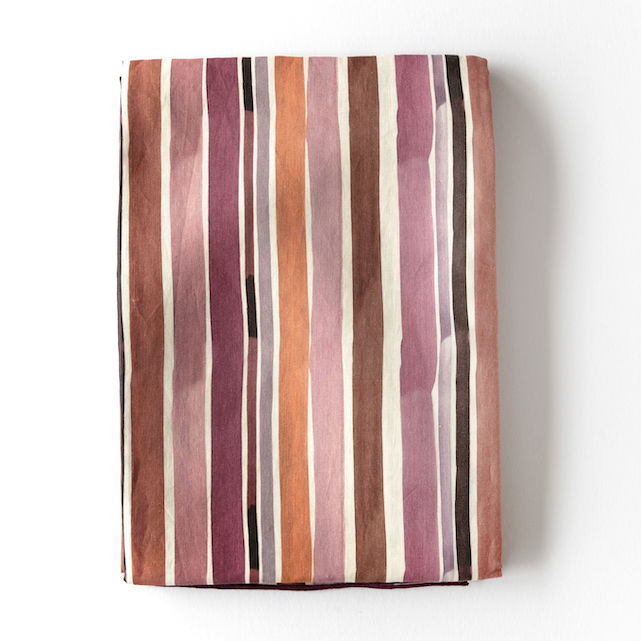 Lisbon Stripe Linen Tablecloth | Rectangle & Round | Goldie Home