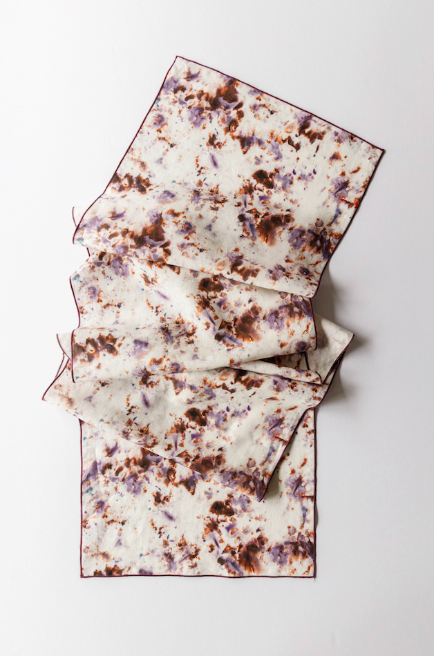 Rose Marble Linen Table Runner | 16x90 | Goldie Home