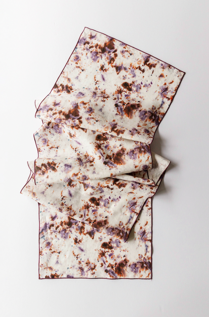Rose Marble Linen Table Runner | 16x90 | Goldie Home