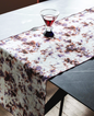 Rose Marble Linen Table Runner | 16x90 | Goldie Home
