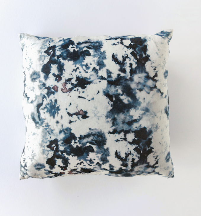 Grey Marble Linen Throw Pillow | 20x20 | Goldie Home