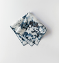Grey Marble Linen Dinner Napkin | Goldie Home