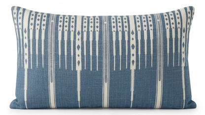 Tangiers Pillow Cover in Indigo, Peter Dunham Textiles