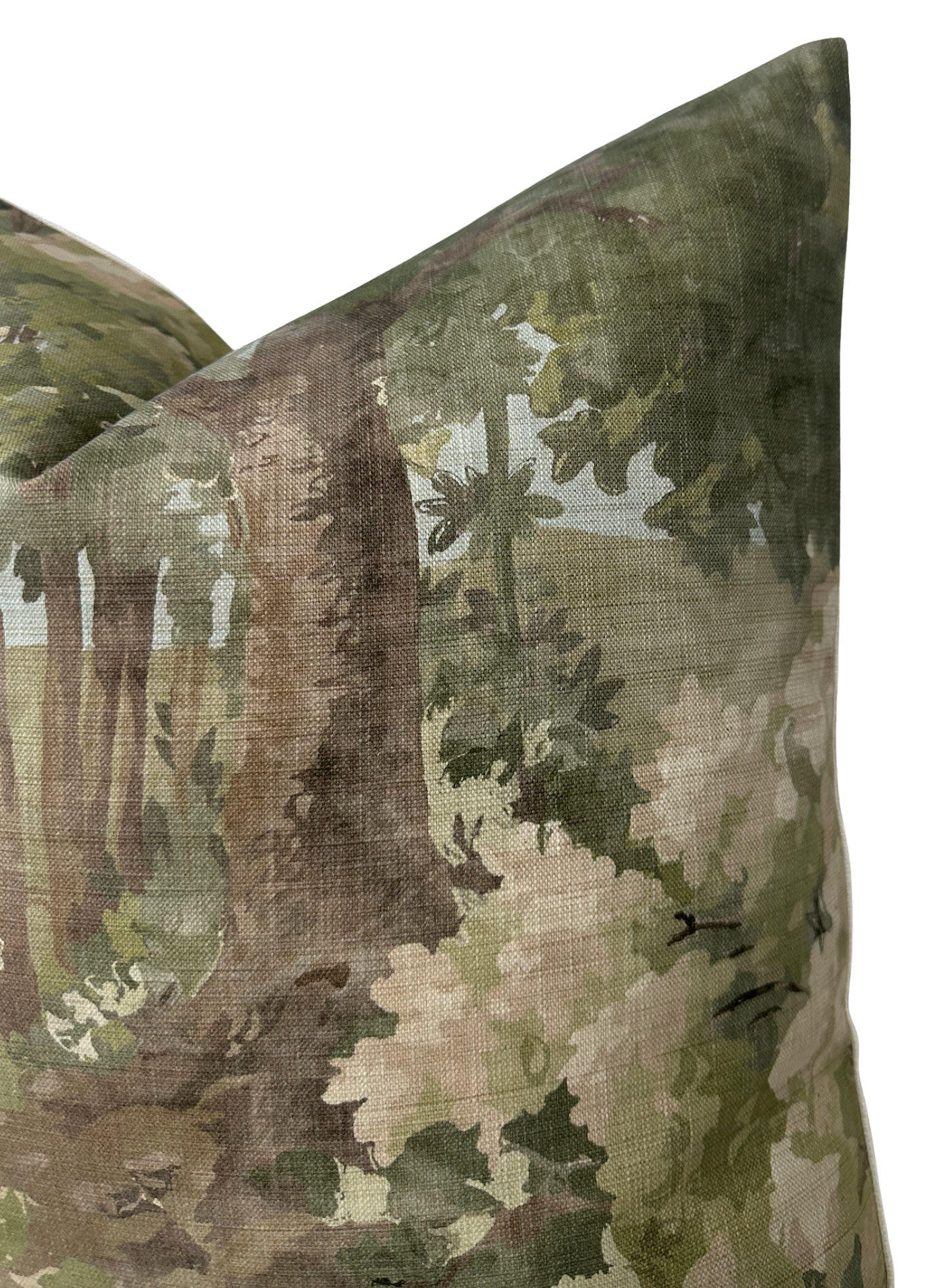 Woodland Clearing Pillow Cover in Green, Thibaut Pillows