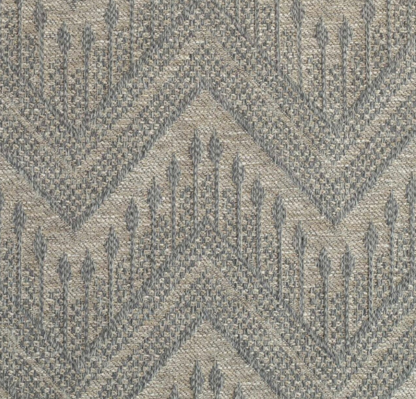 Mali Chevron Woven Pillow Cover in Slate