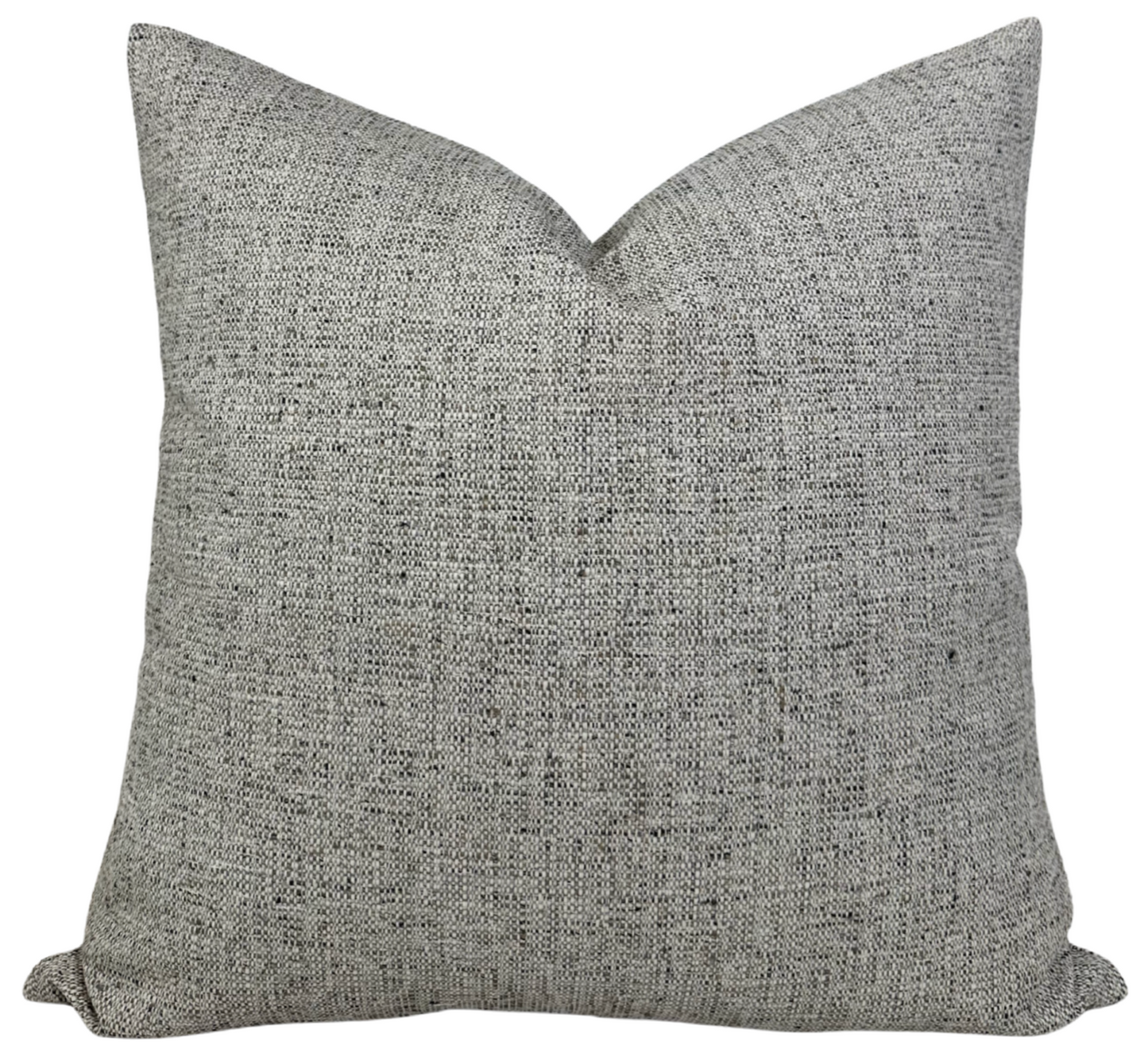 Performance Woven Pillow Cover in Taupe, Indoor Outdoor Pillow