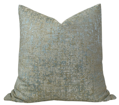 Calista Woven Pillow Cover in Aegean