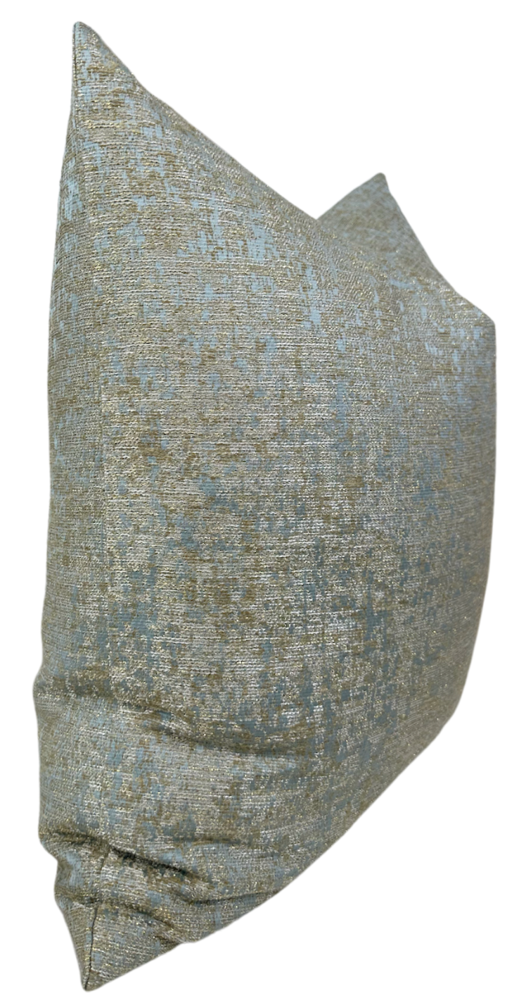 Calista Woven Pillow Cover in Aegean