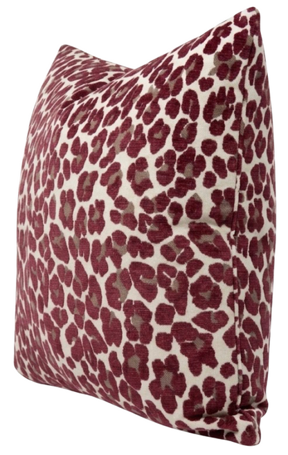 Margaux Spotted Pillow Cover in Mulberry