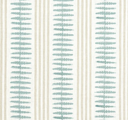 Indo Stripe Pillow Cover in Seaglass, Thibaut Pillows