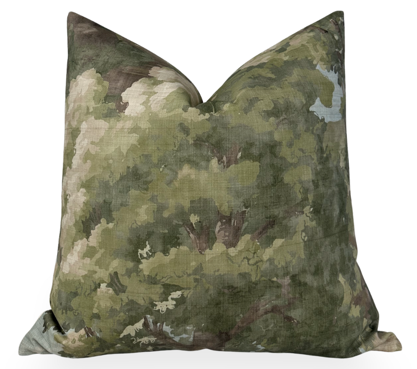 Woodland Clearing Pillow Cover in Green, Thibaut Pillows