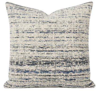 Sedona Woven Pillow Cover in River Blue, Schumacher Textiles