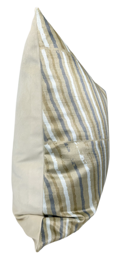 Post Velvet Pillow Cover in Bronze, Kelly Wearstler Textiles