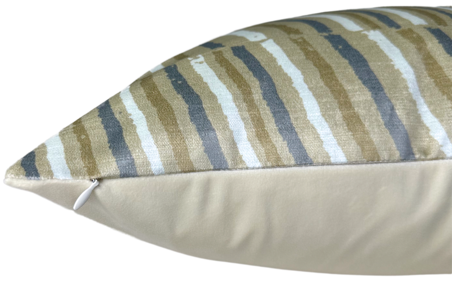 Post Velvet Pillow Cover in Bronze, Kelly Wearstler Textiles