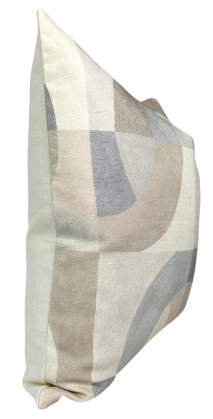 Colonnade Pillow Cover in Parchment, Kelly Wearstler Textiles