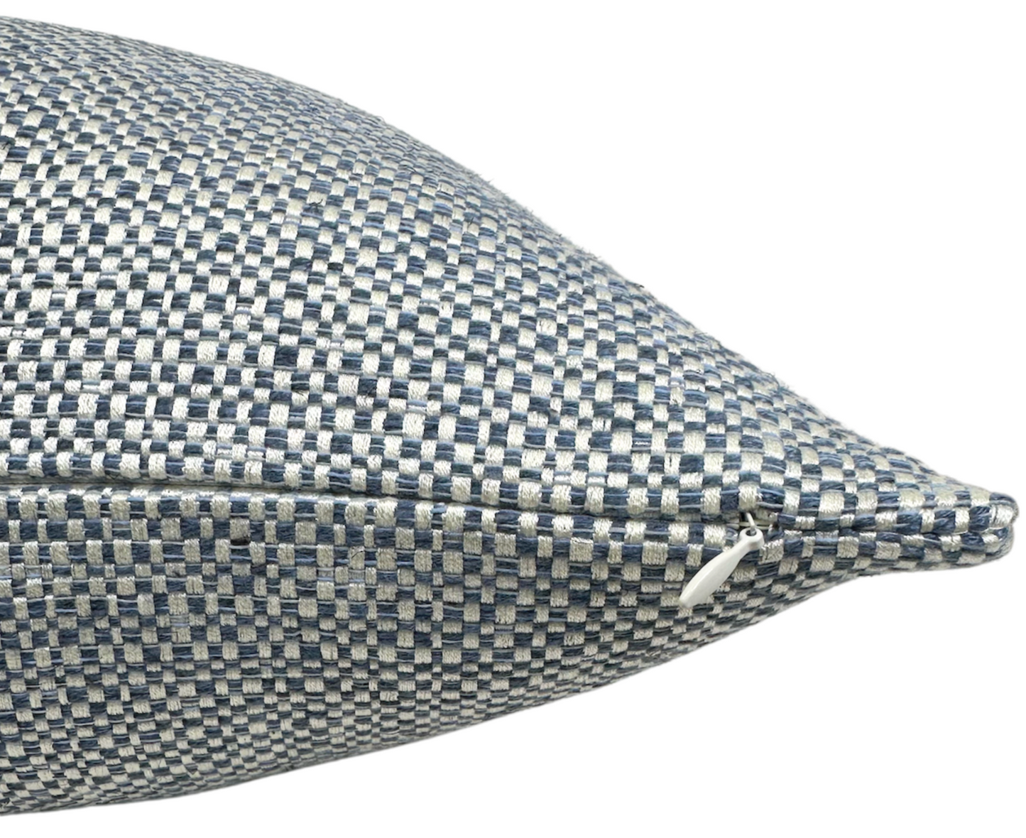 Harbor Weave Pillow Cover in Indigo, Indoor Outdoor Pillows