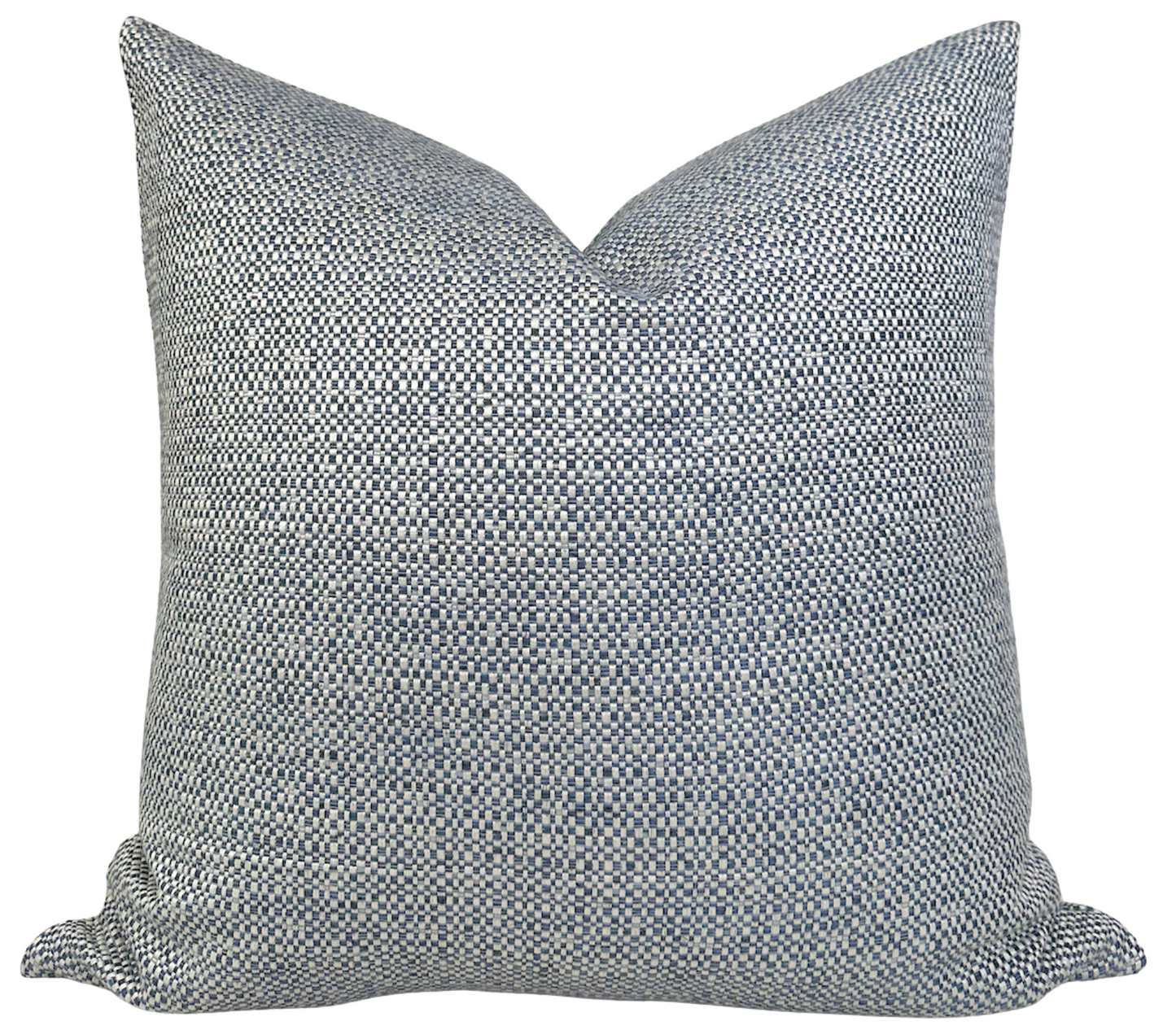 Harbor Weave Pillow Cover in Indigo, Indoor Outdoor Pillows