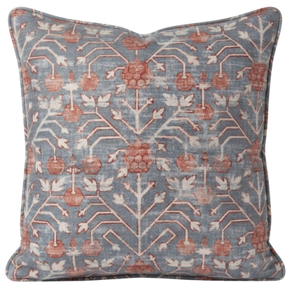 Koty Pillow Cover in Grey, Designer Pillows